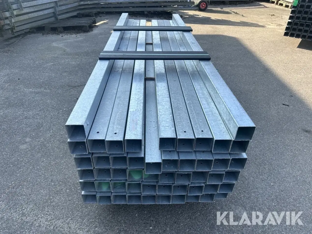 Billede 6 - Galvaniserede stolper 51 styk. 2,5m. lange