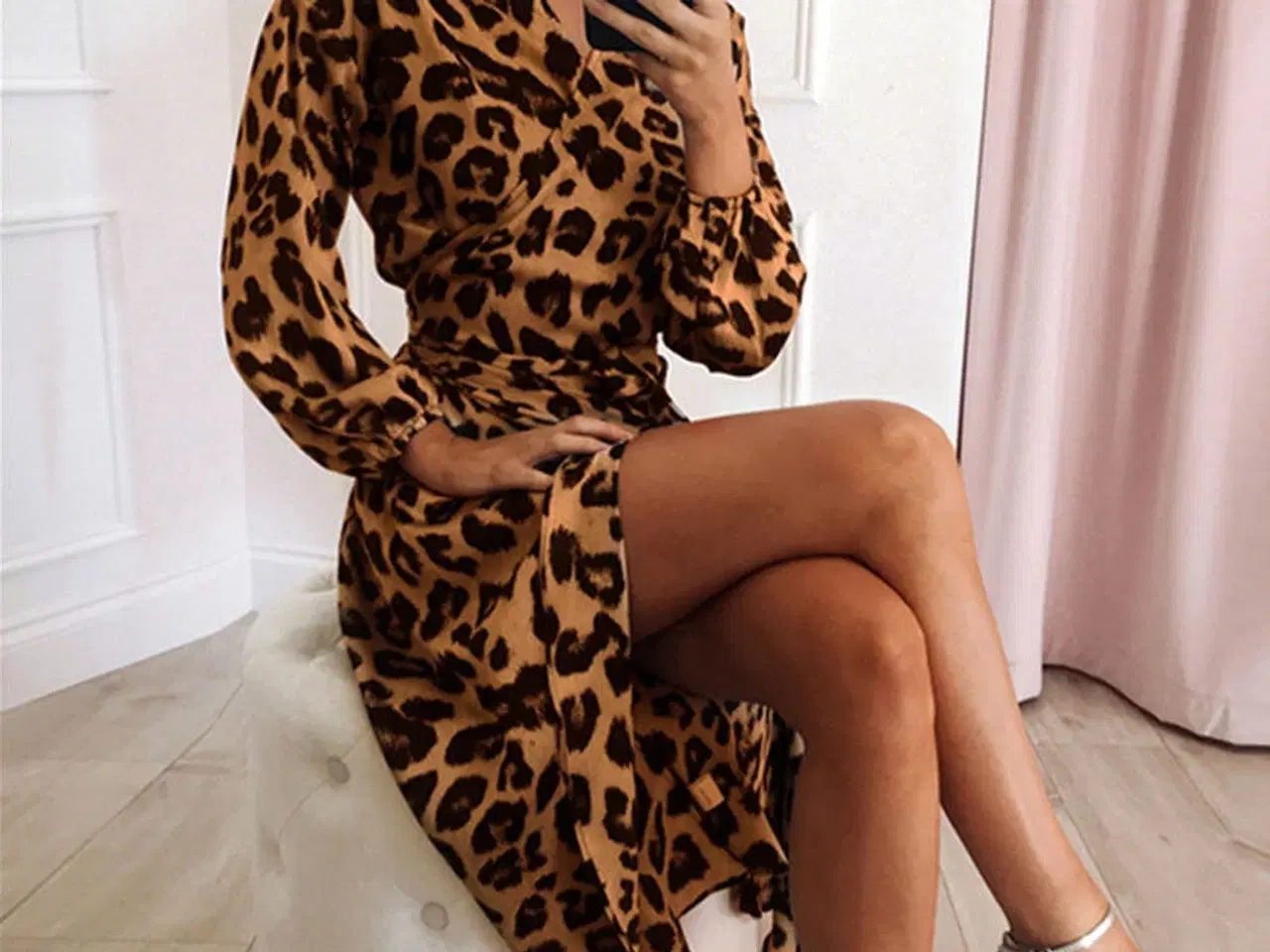 Billede 3 - Leopard kjoler3 farvevalg +flere leopard pri