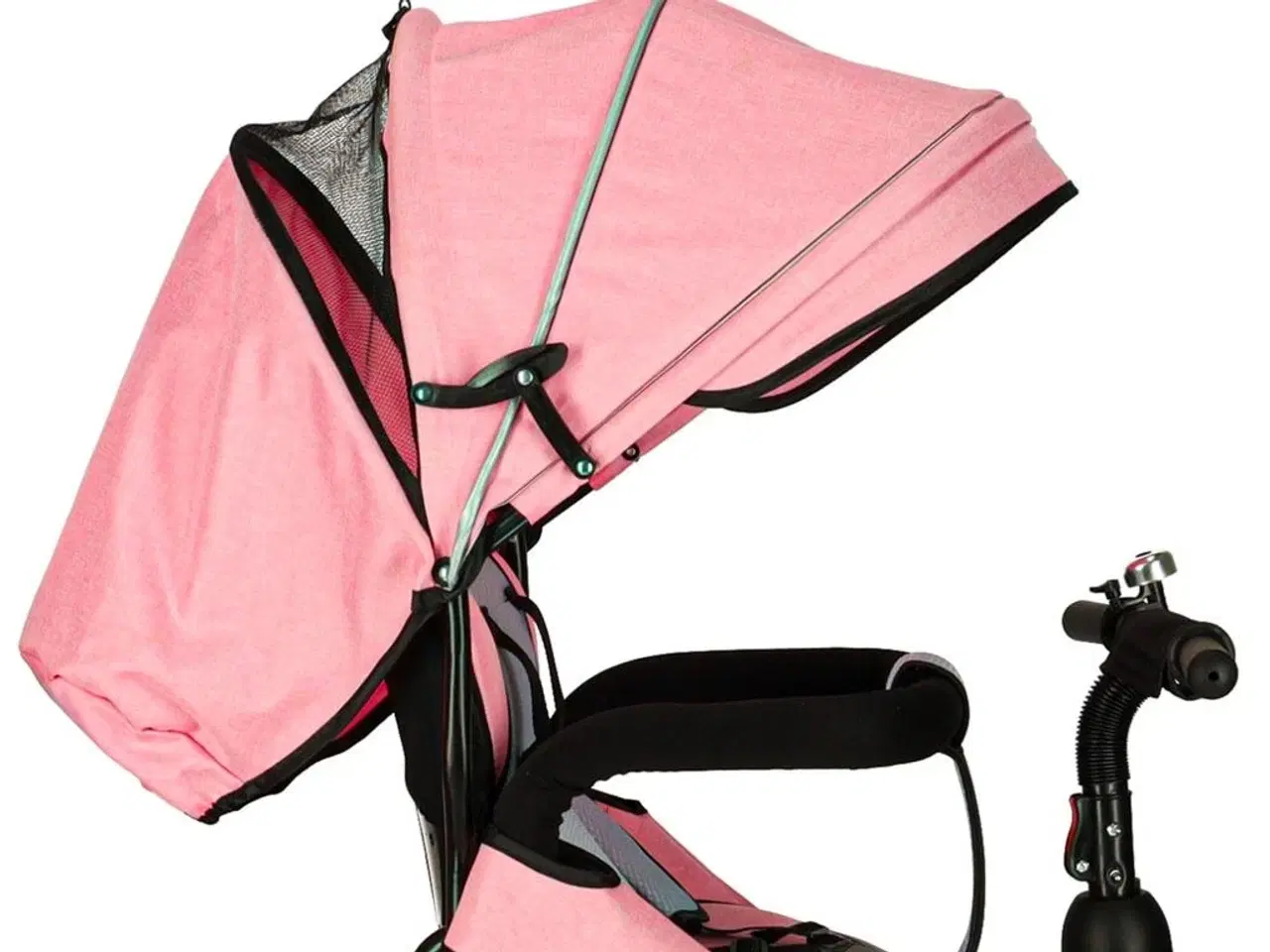 Billede 11 - Trehjulet cykel 3-i-1 med styrebøjle og 360° drejesæde – pink
