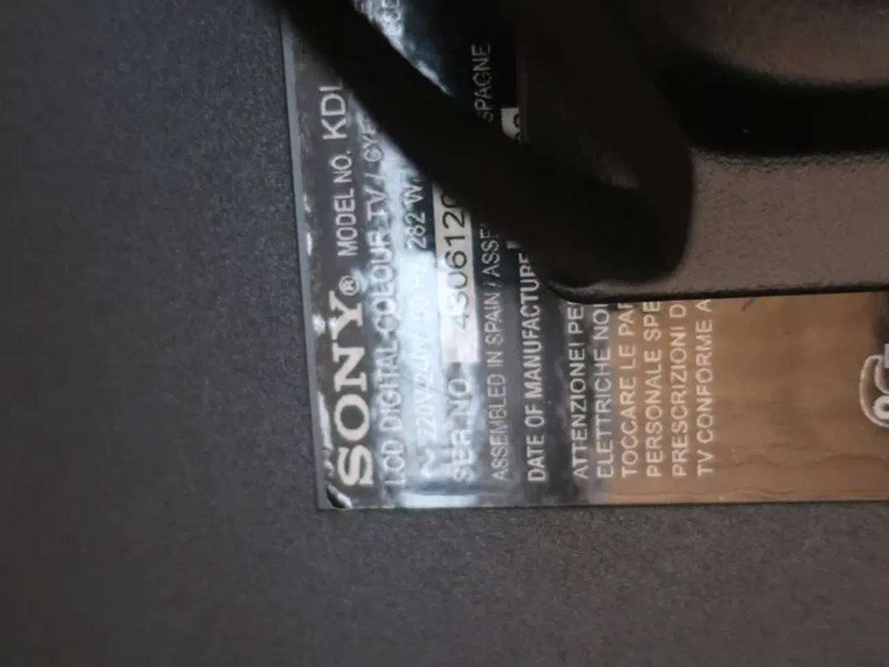 Billede 2 - Fjernsyn SONY KDL-46W4500