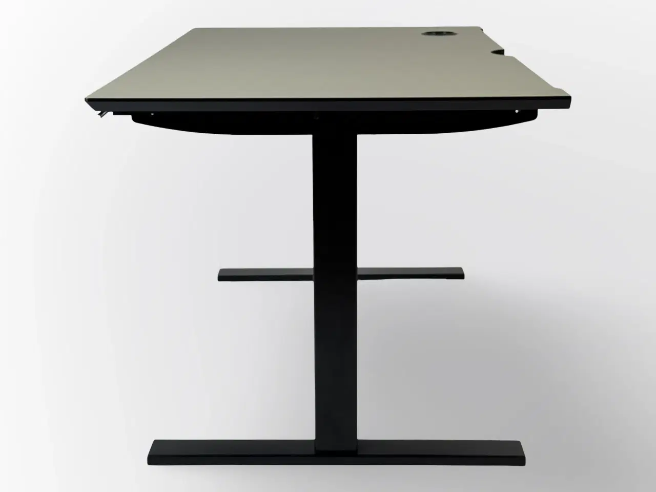 Billede 4 - Hæve/sænkebord 120x80 – Grå/Sort Stel