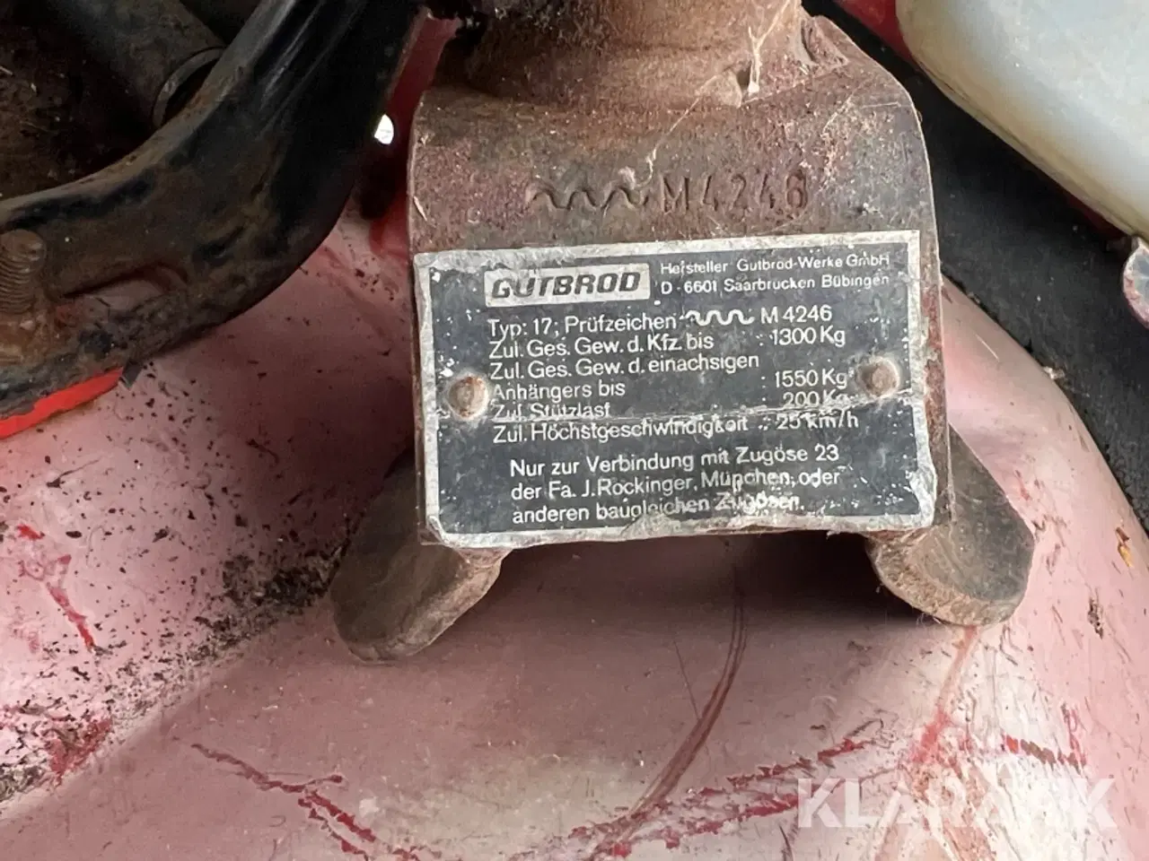 Billede 8 - Redskabsbærer Gutbrod 2500S