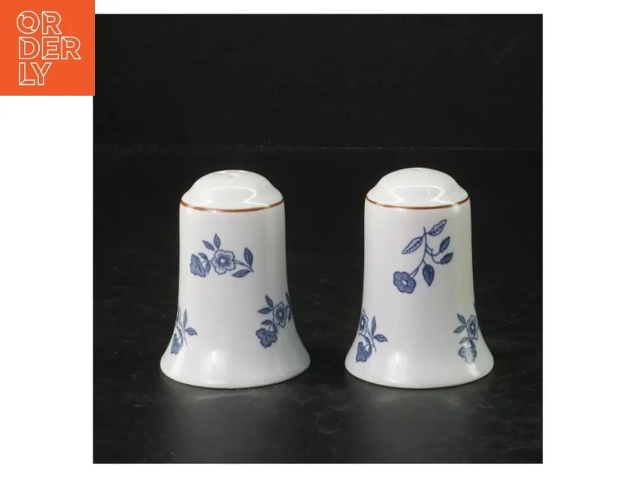 Billede 1 - Ostindia Rrstrand salt- og pebersæt porcelæn (str. H. 7,5 cm)