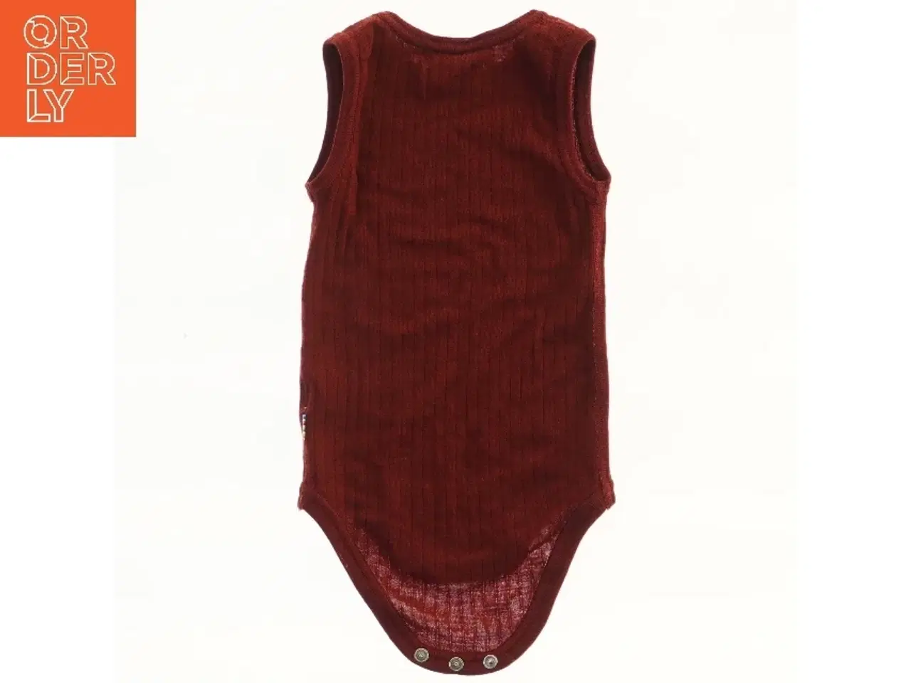 Billede 1 - Uld. Ærmeløs rød bodystocking fra Joha (str. 68)