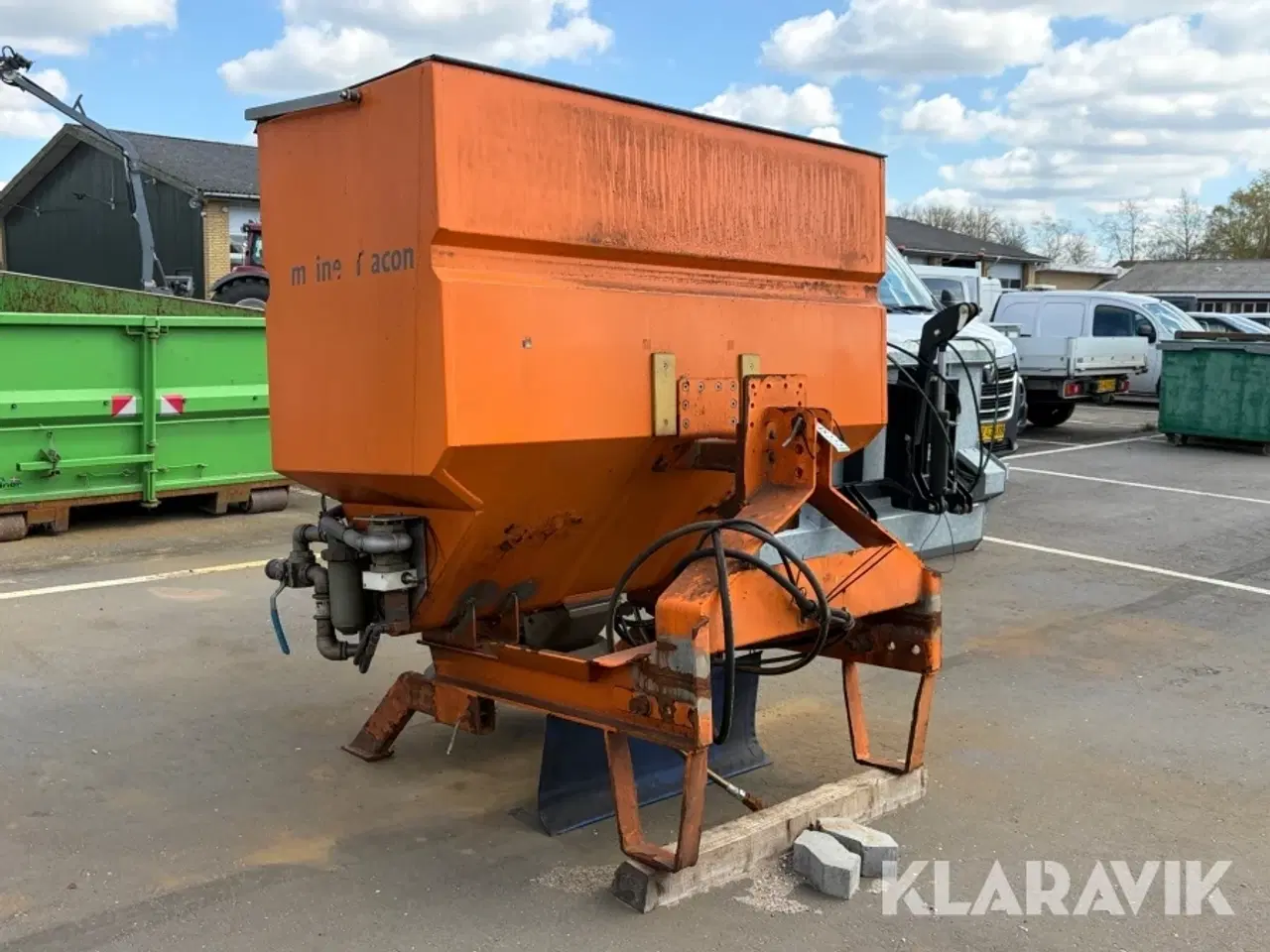 Billede 5 - Liftophængt saltspreder Bucher Tracon 1200 FS