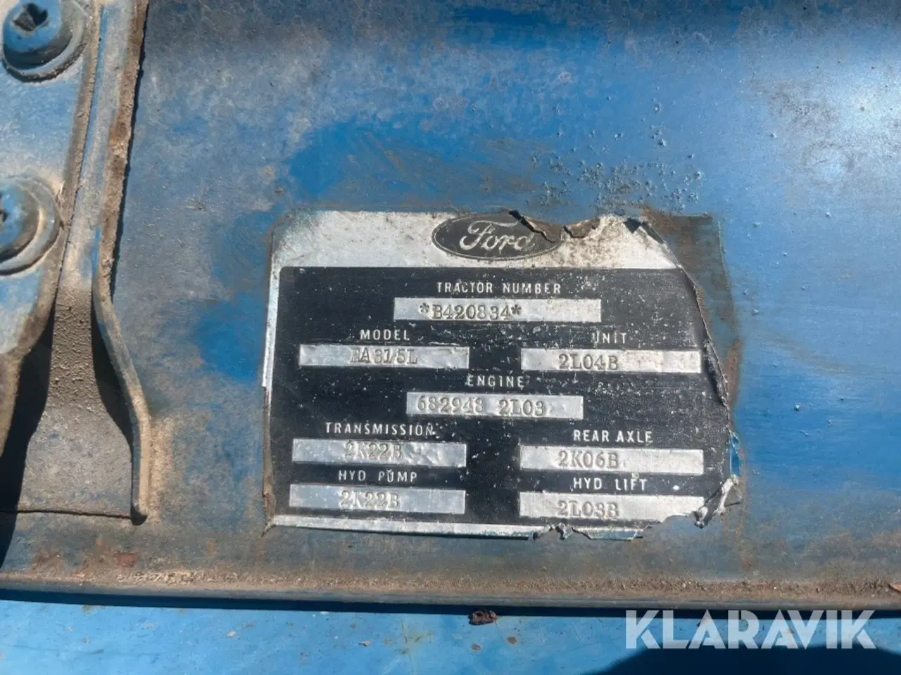 Billede 6 - Veterantraktor Ford 6610 Turbo med frontlæsser