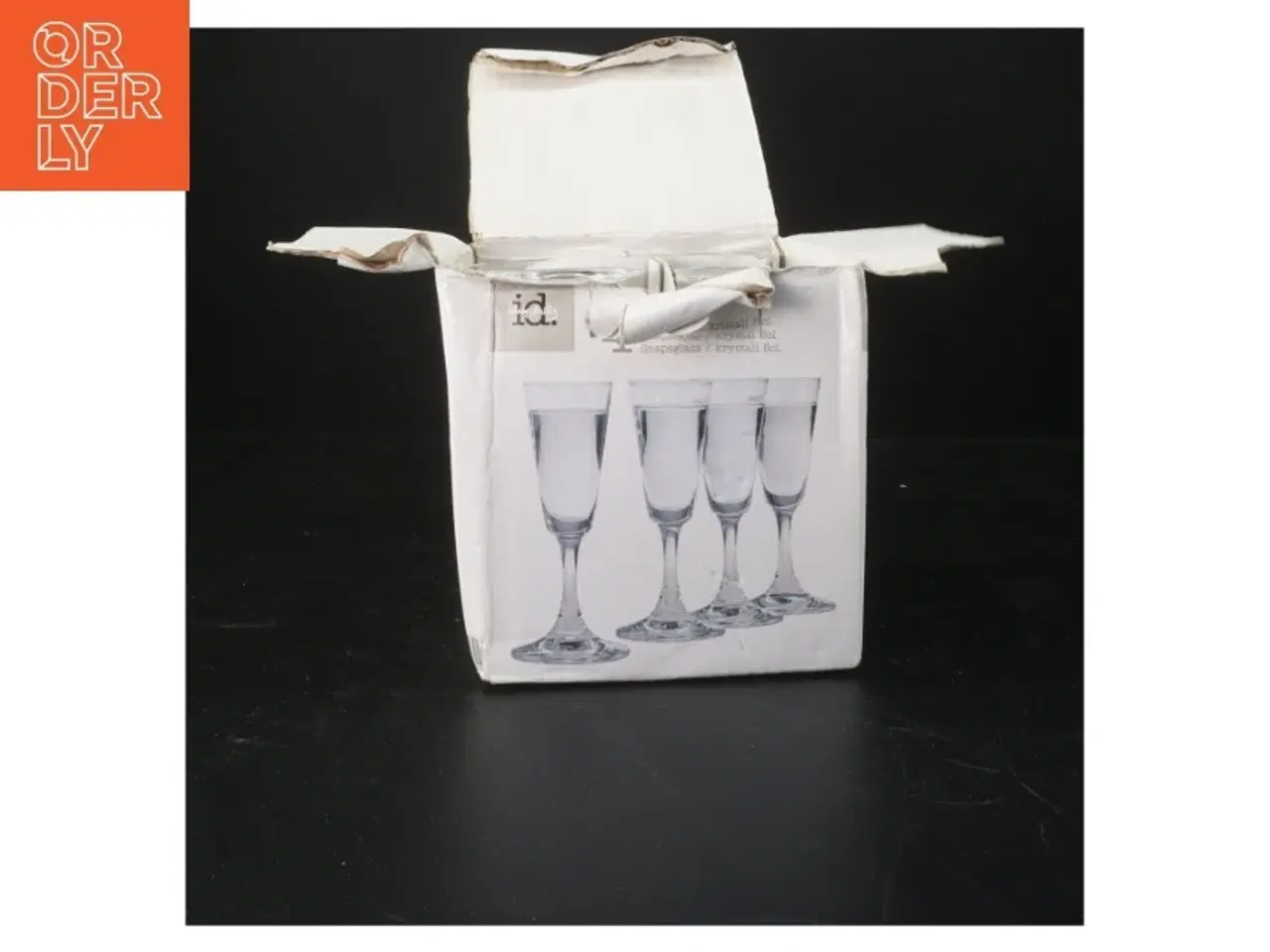 Billede 3 - Krystal snapseglas 4 stk, 14 cm fra Id Ideas Daily (str. 4 styk. 14 cm)