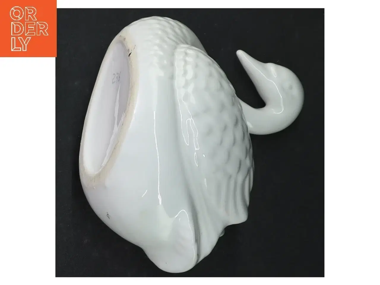 Billede 3 - Svaneformet keramiklysestage