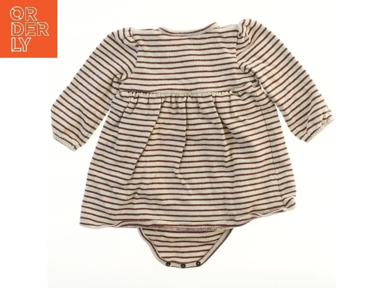 Billede 2 - Stribet kjole med indsyet bodystocking fra Lil atelier (str. 80)