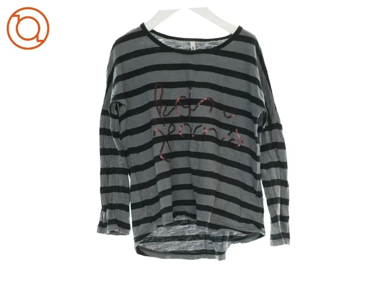 Billede 1 - Bluse med striber (str. 7-8 år)