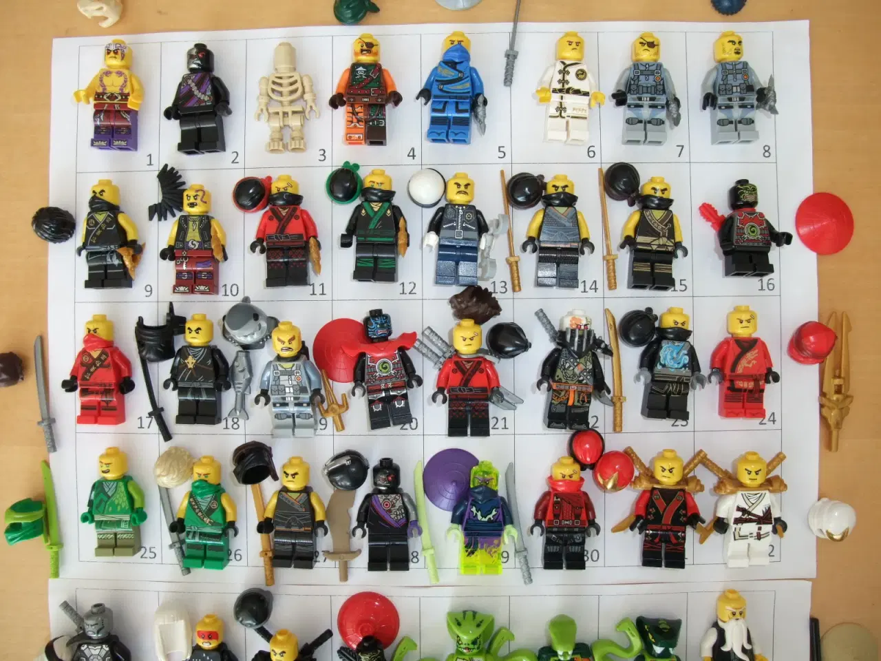 Billede 4 - Lego Ninjago Figurer 