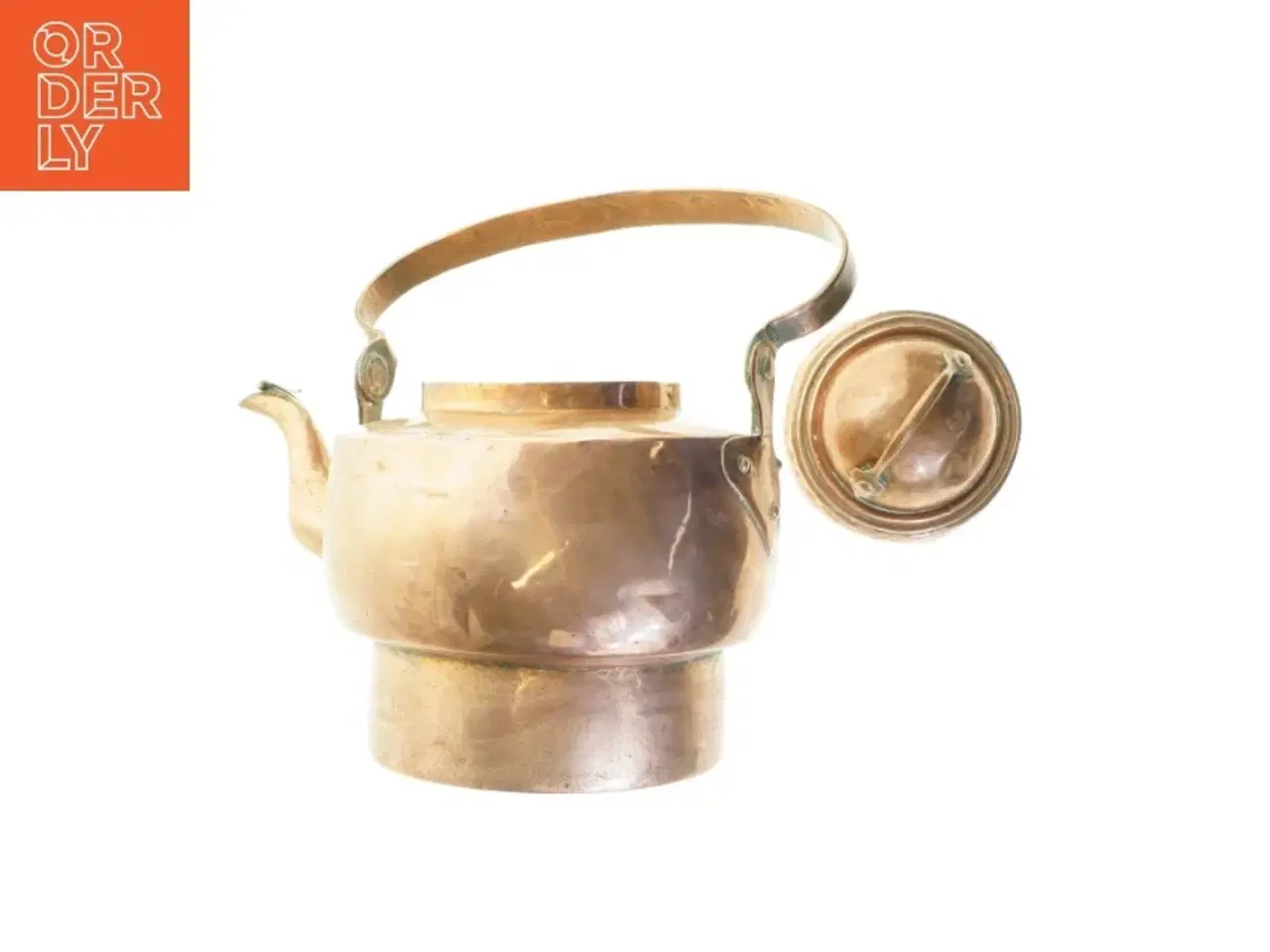 Billede 2 - Kobber-kedel, mål: 45 x 27 x 32 cm