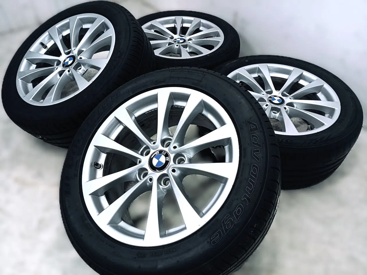 Billede 2 - 5x120 17" ET37 nav 72,6ø BMW sommersæt inkl.TPMS 