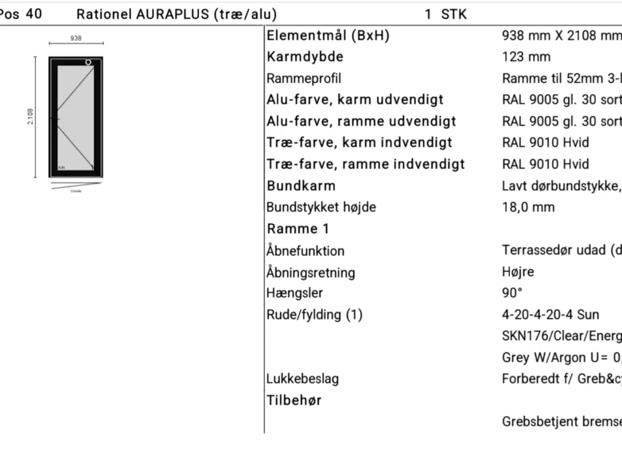 Billede 8 - Rationel træ/alu