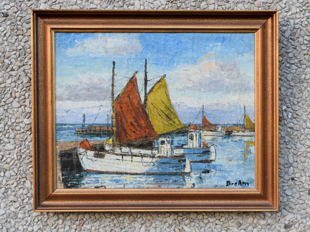Billede 3 - Maleri af Kunstneren Brehn