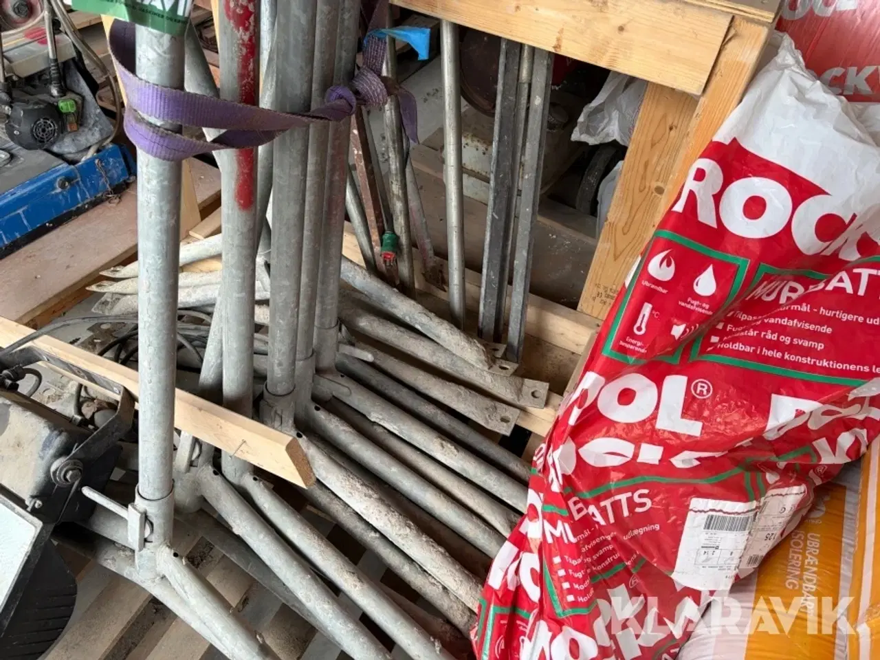 Billede 10 - Arbejdslamper Wexim - med støtteben, 7 styks