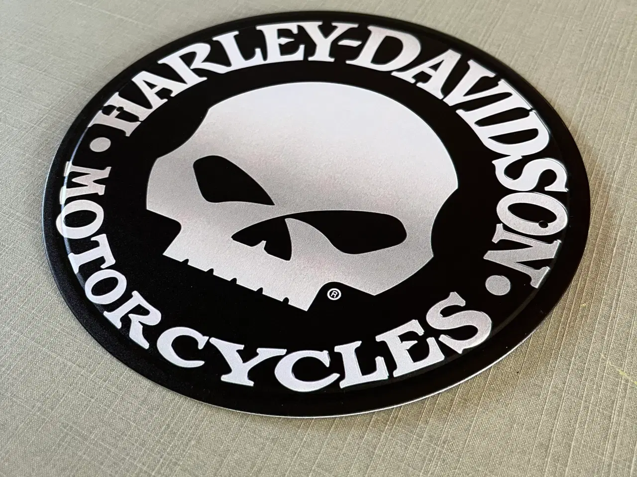 Billede 3 - Metalskilt med Harley-Davidson