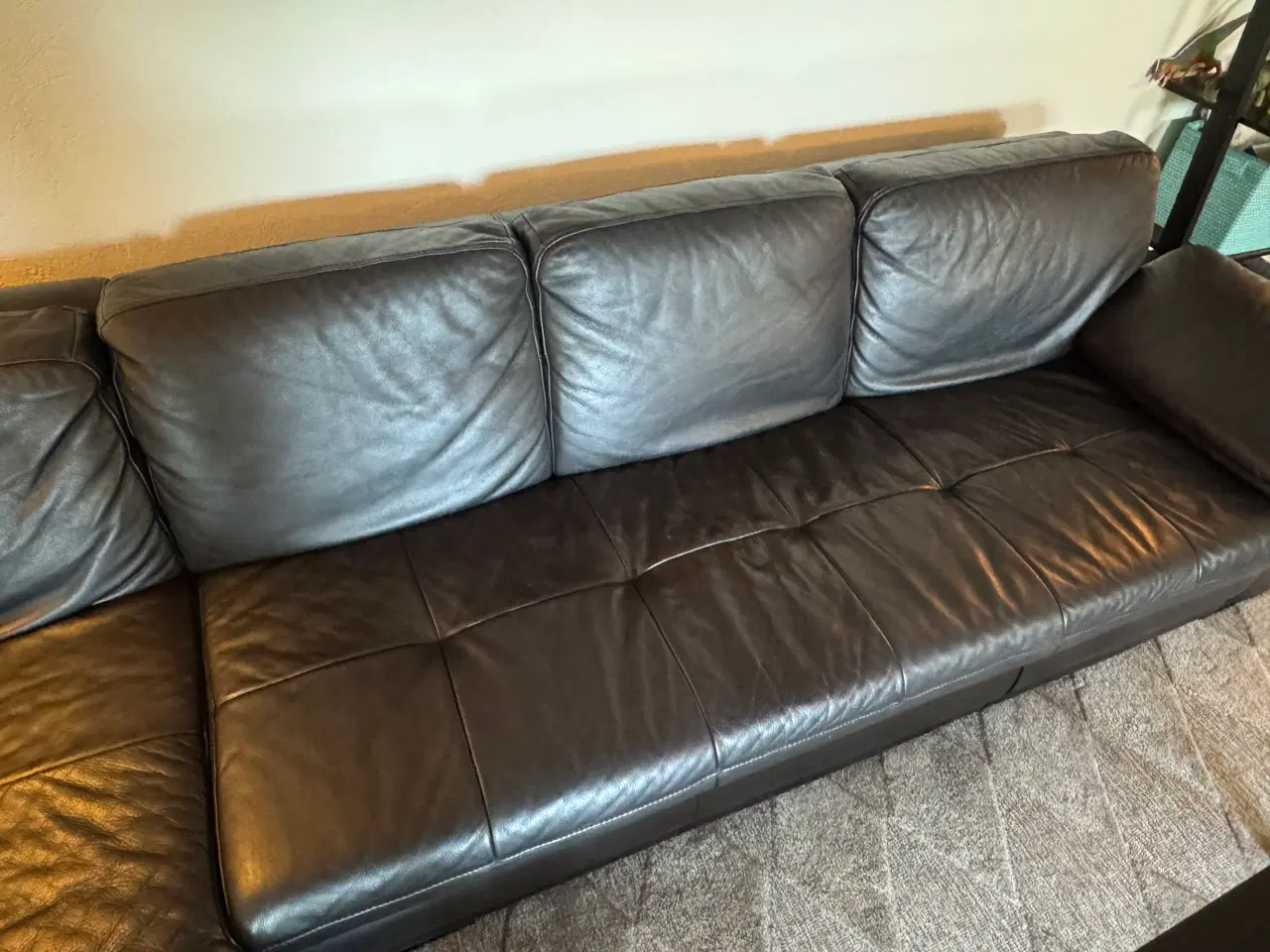 Billede 4 - Stor lædersofa