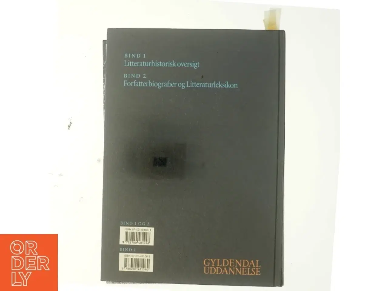 Billede 3 - Litteraturhåndbogen. Bind 2, Forfatterbiografier, litteraturleksikon (Bog)