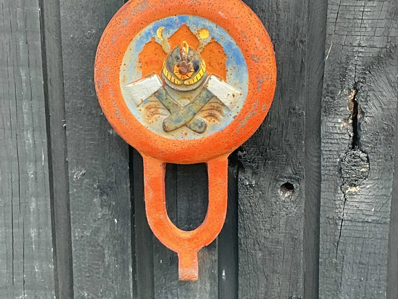 Billede 6 - Gammelt emblem i støbt metal