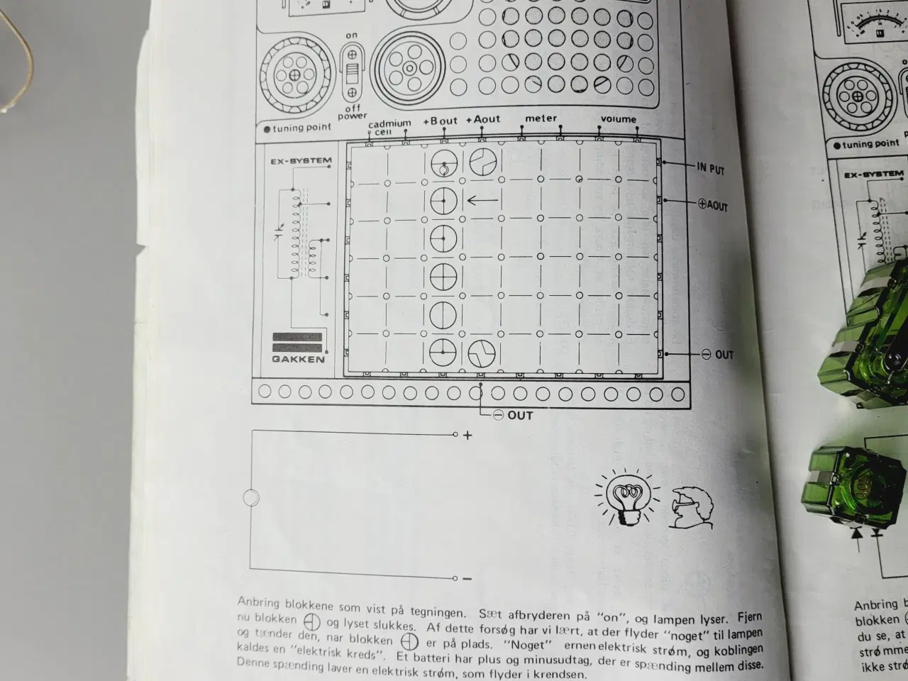 Billede 3 - Vintage Gakken Elektronik Eksperimentsæt 56 Forsøg