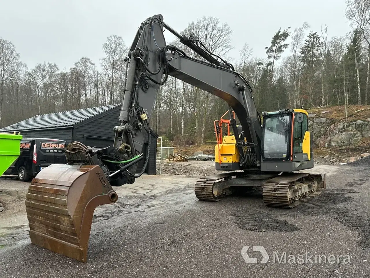 Billede 1 - Grävmaskin Volvo ECR235EL med grävsystem