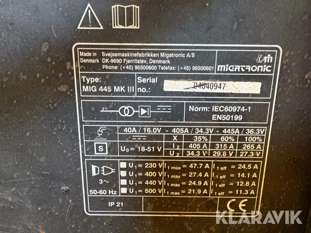 Billede 7 - Svejsemaskine Migatronic MIG 445 mkIII