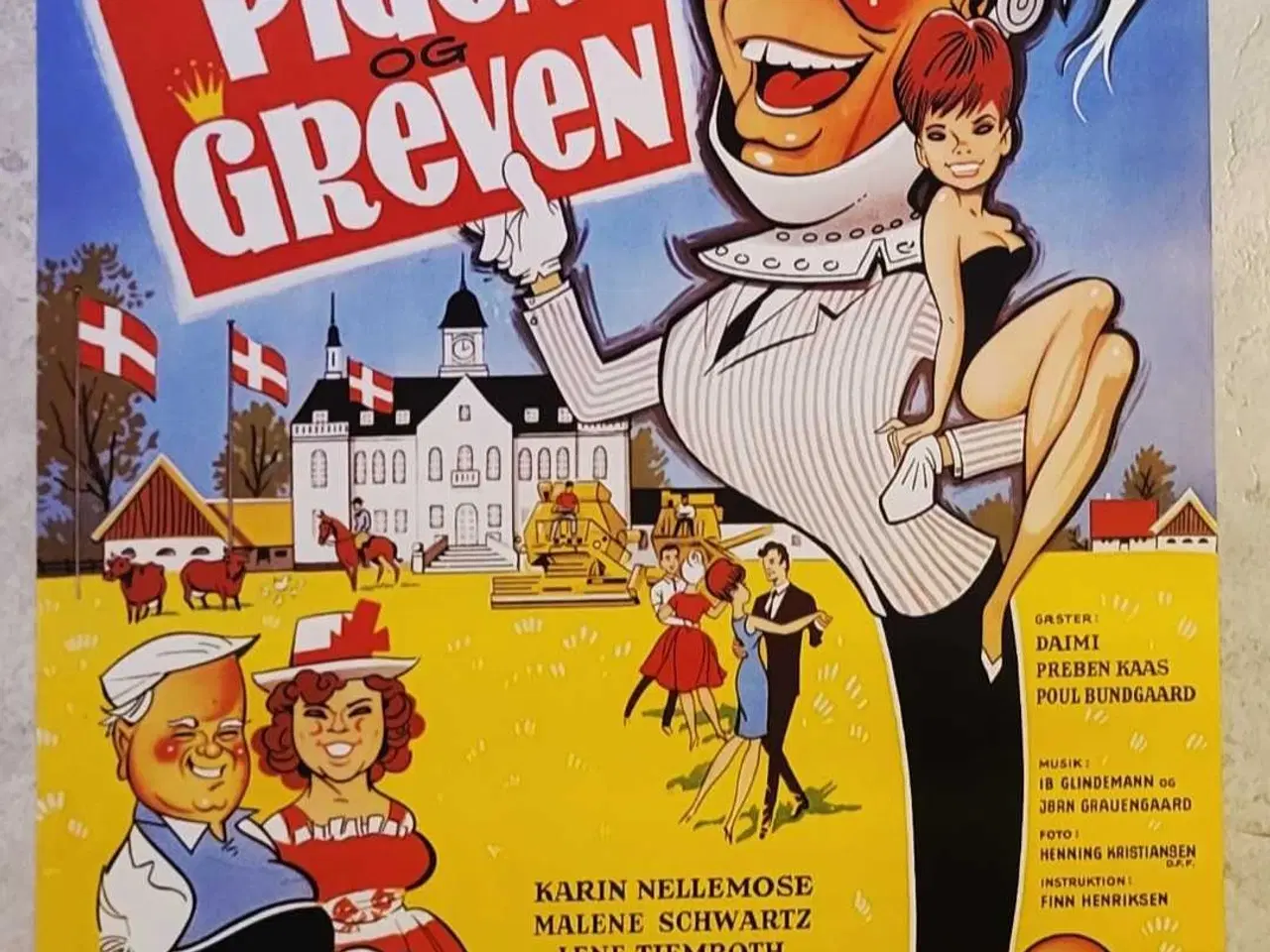 Billede 1 - Filmplakat - Pigen og greven 