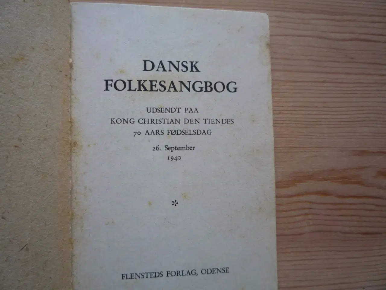 Billede 2 - Dansk Folkesangbog, 1940