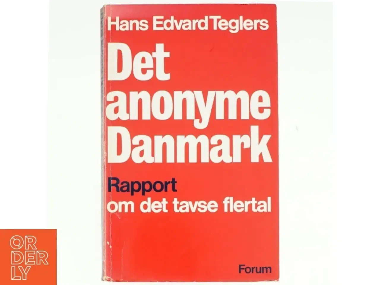 Billede 1 - Det anonyme Danmark af Hans Edvard Teglers (bog)