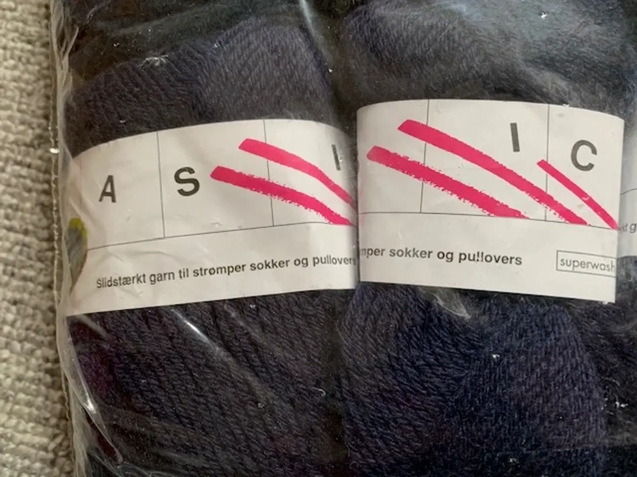 Billede 6 - 20 ngl Basic marine 75% uld 25% polyamid superwash