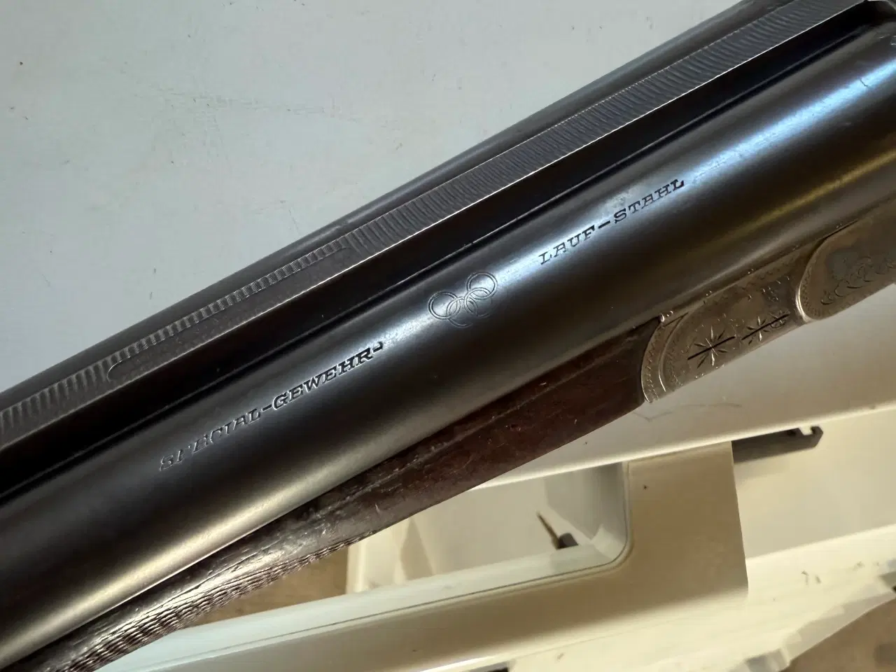 Billede 3 - 12/70 S/S engelsk skæfte 4 ringet - Haenel Suhl