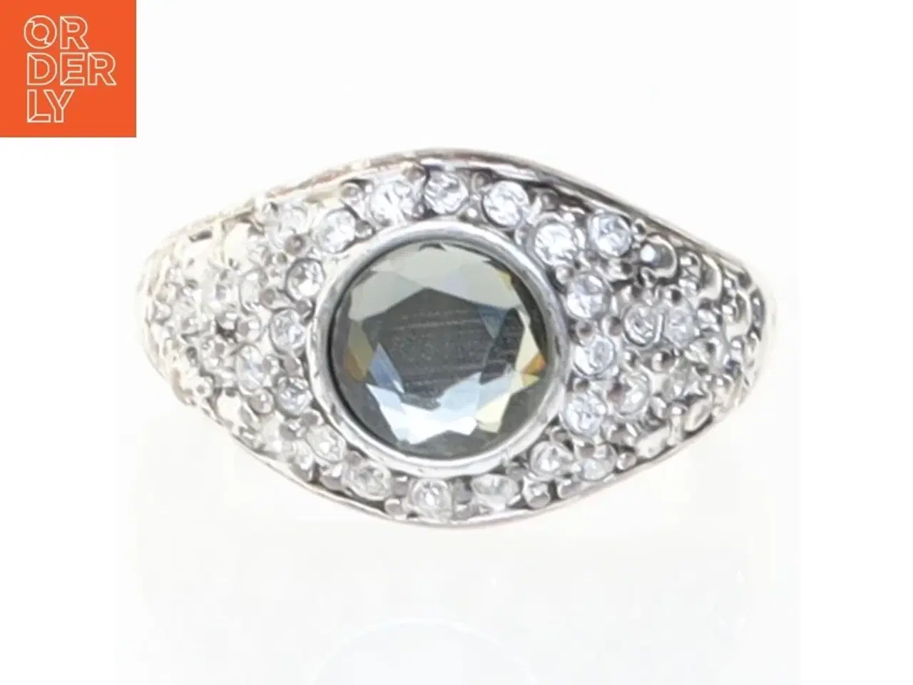 Billede 1 - Ring med krystaller (str. 50 mm)