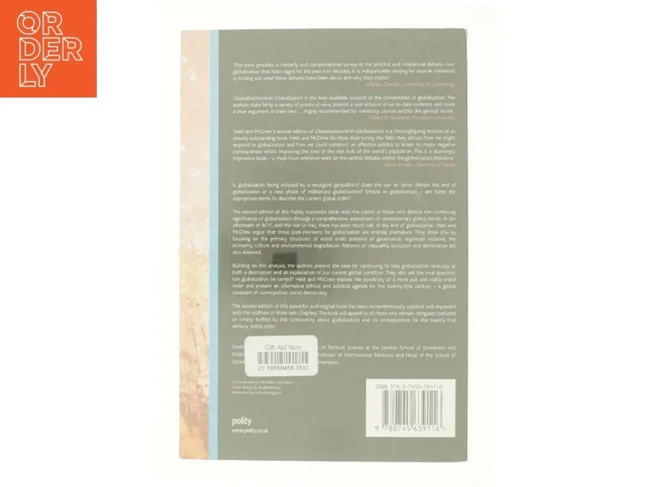 Billede 2 - Globalization / Anti-Globalization Beyond the Great Divide af David Held (Bog)