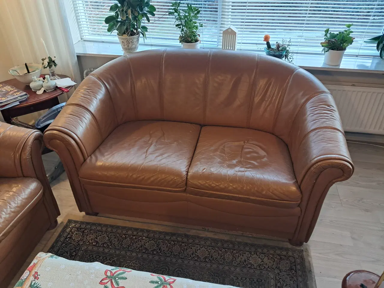 Billede 1 - 2 lædersofaer