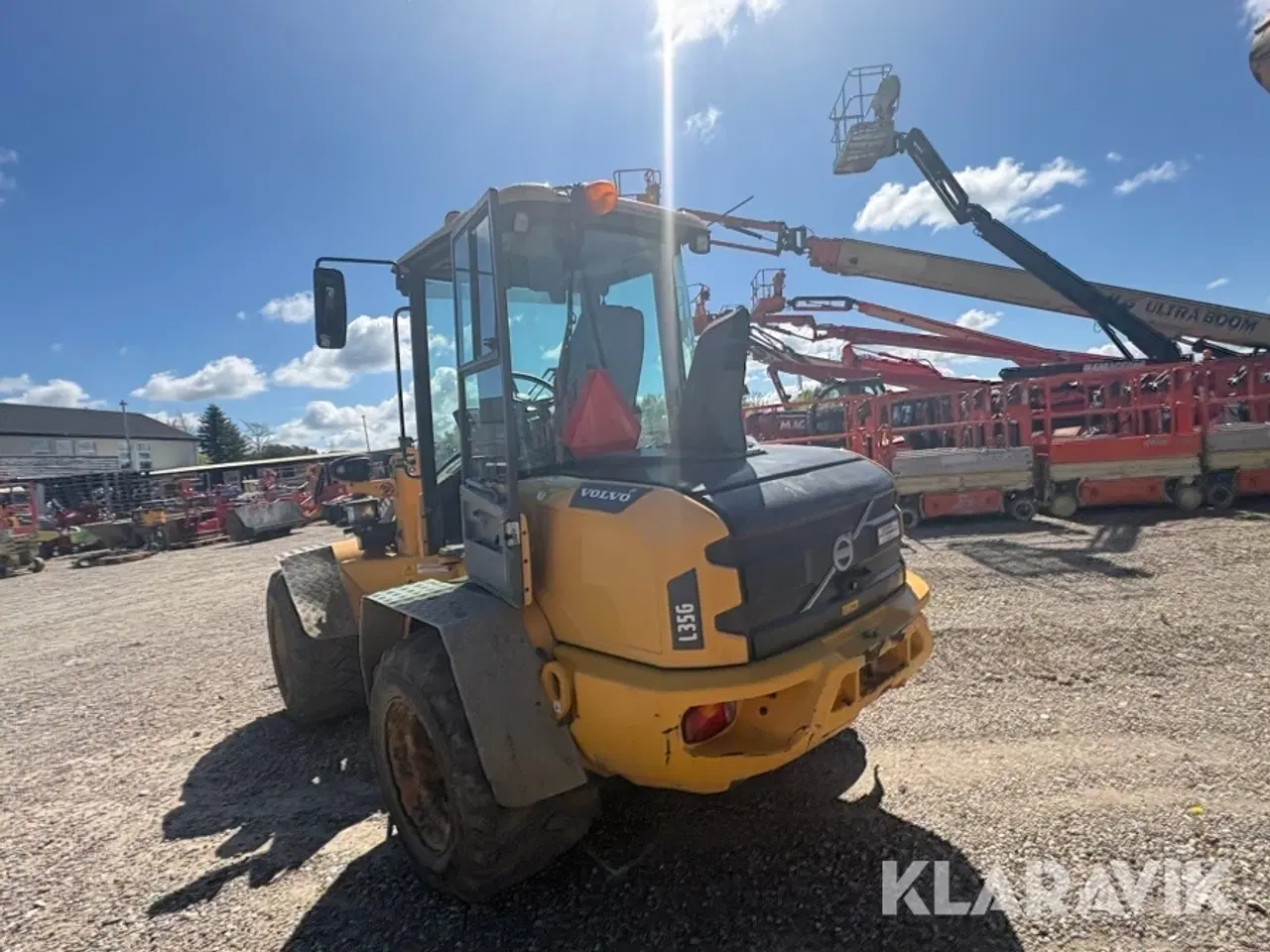Billede 4 - Gummiged Volvo L35G med skovl og gafler