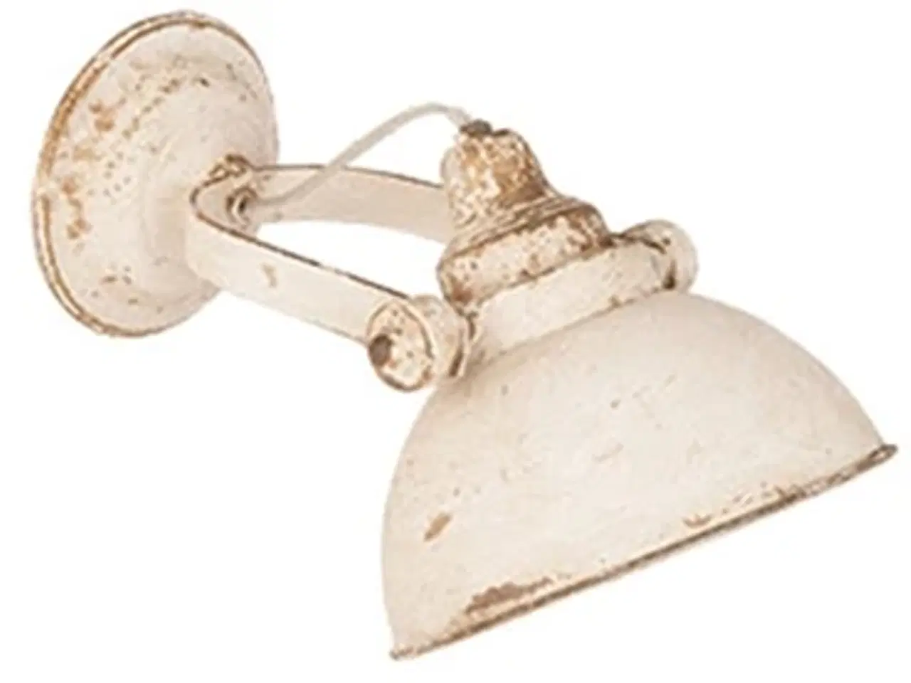 Billede 5 - Væglampe, Hvid rustik væglampe