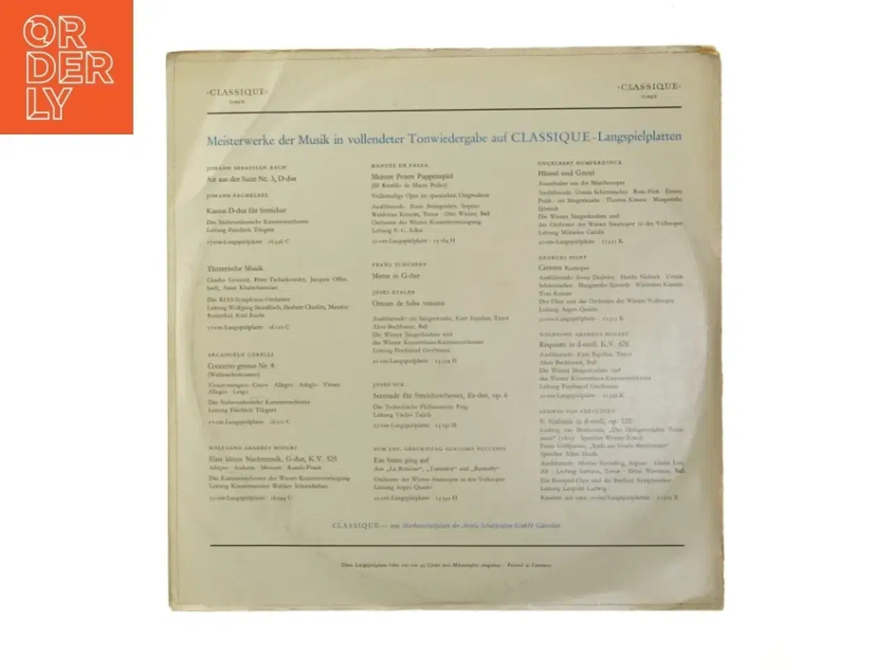 Billede 2 - Klassisk LP-album fra Classique