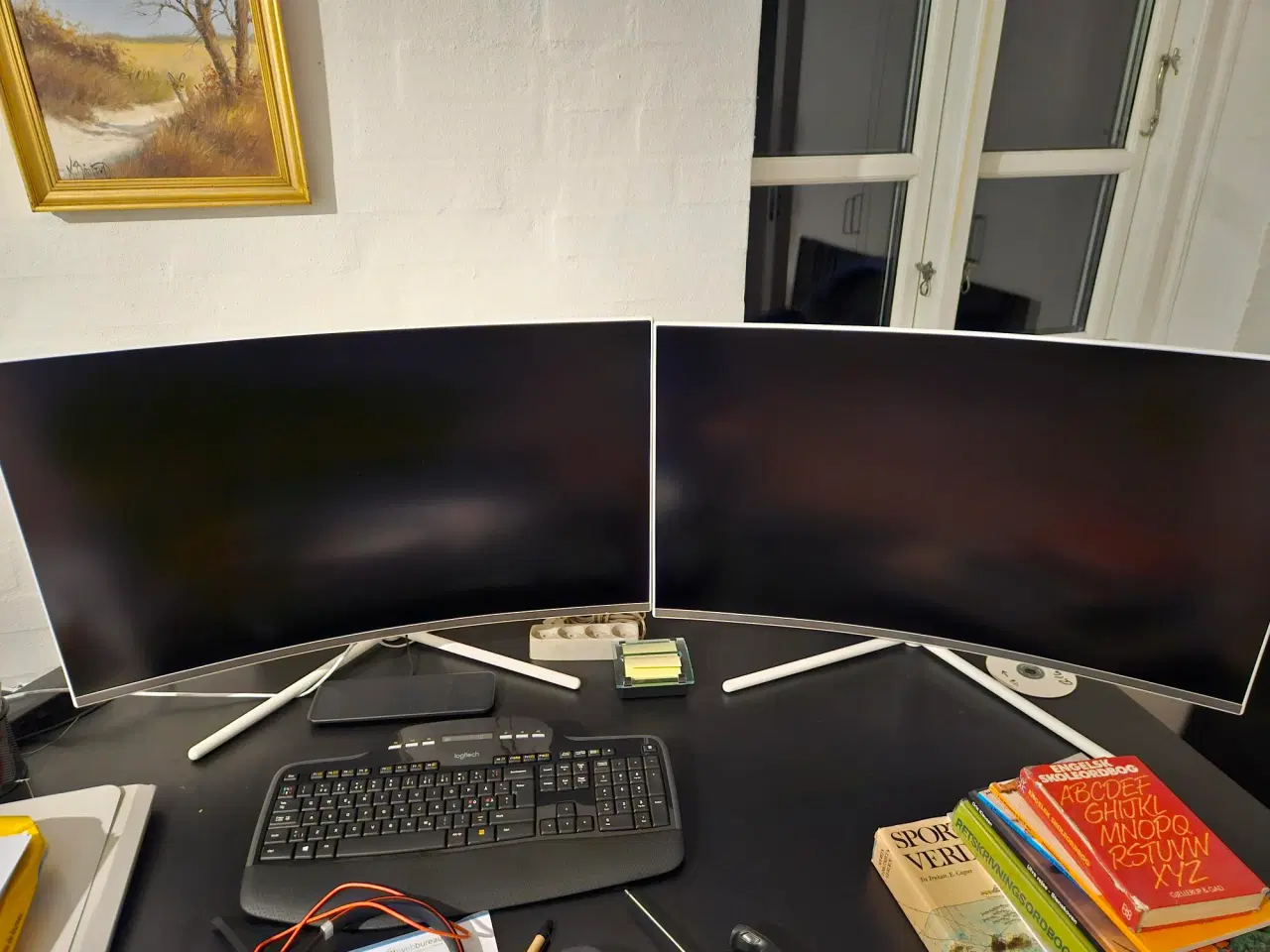 Billede 2 - Kurvet - 32" Samsung computer skærm - 2 stk.