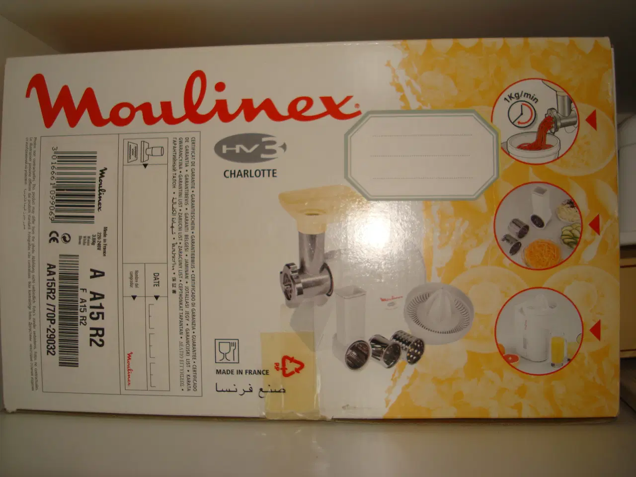 Billede 1 - "MOULINEX" 230 Volt Kød & Multimaskine.