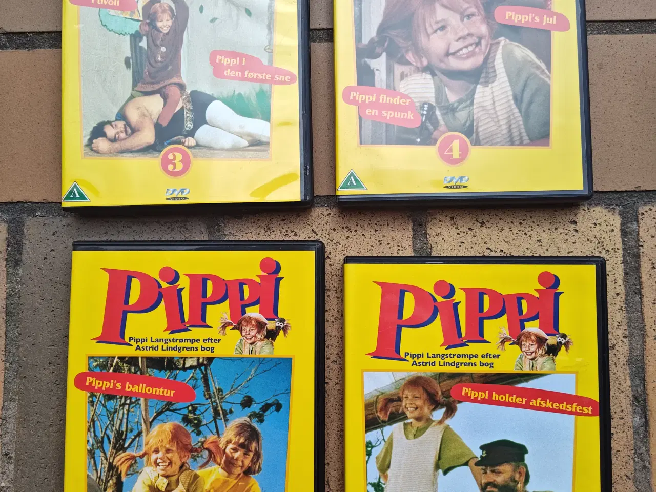 Billede 1 - Pippi Langstrømpe DVD Film Samlet Pris 75Kr