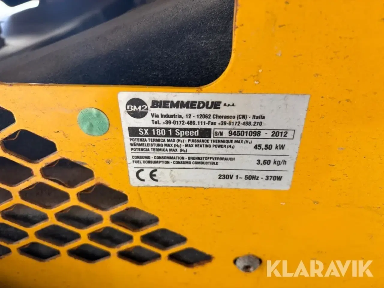 Billede 12 - Varmekanon Oklima SX 180