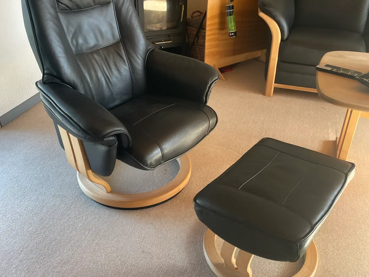 Billede 3 - Hjort Knudsen læder sofa +2 stole 