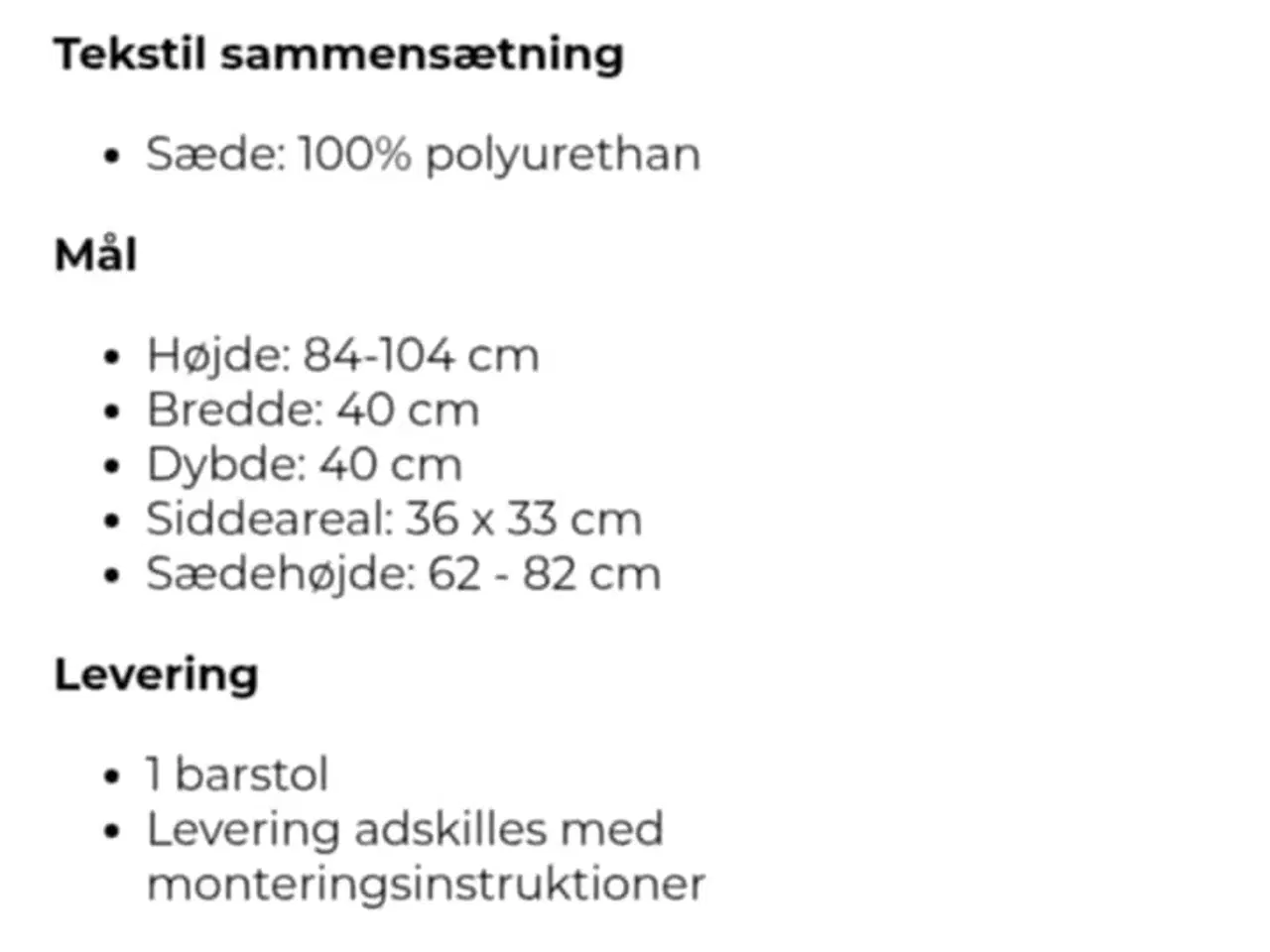 Billede 7 - Flot barstol