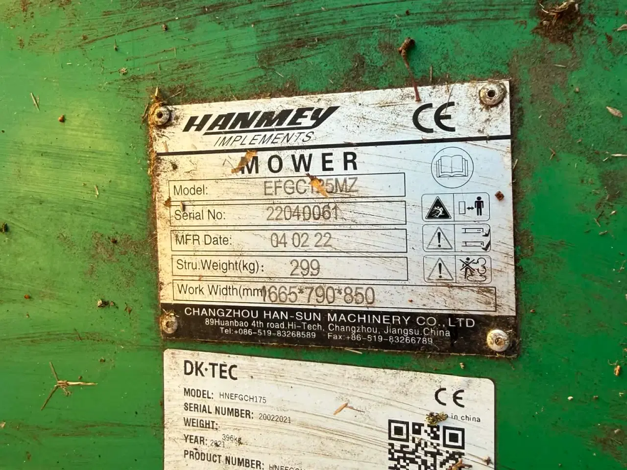 Billede 3 - Slagleklipper 175 cm – Hanmey EFGC175MZ (2022)