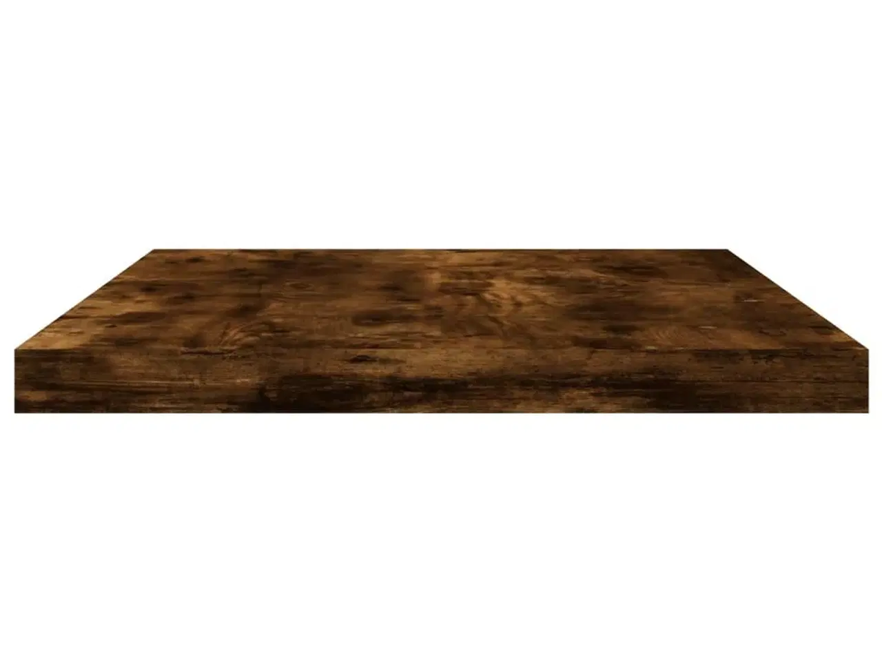 Billede 5 - Væghylder 4 stk. 40x20x1,5 cm konstrueret træ røget egetræ