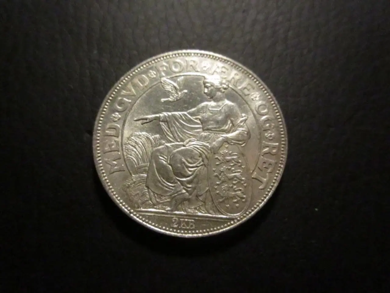 Billede 1 - 2 kroner 1903 sølv erindringsmønt flot