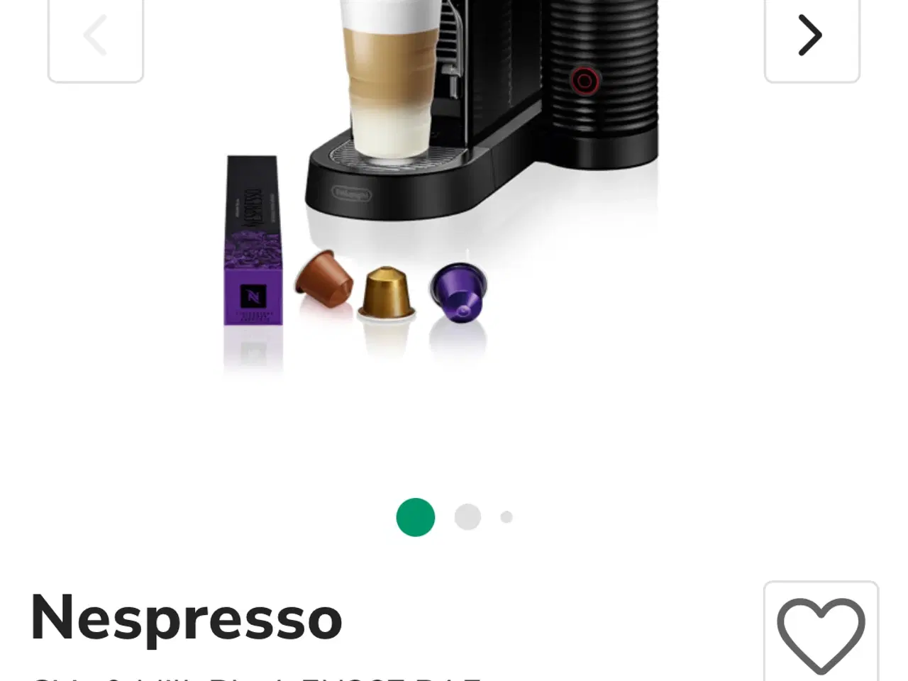 Billede 1 - Nespresso kaffemaskine