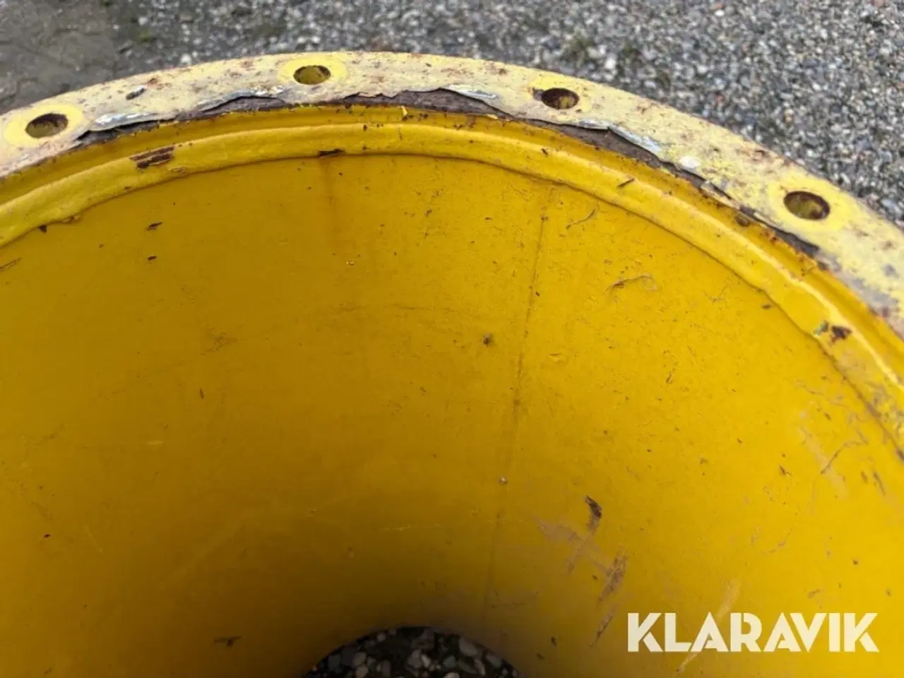 Billede 7 - Afstandsrør til traktorhjul - har siddet på en John Deere 6610