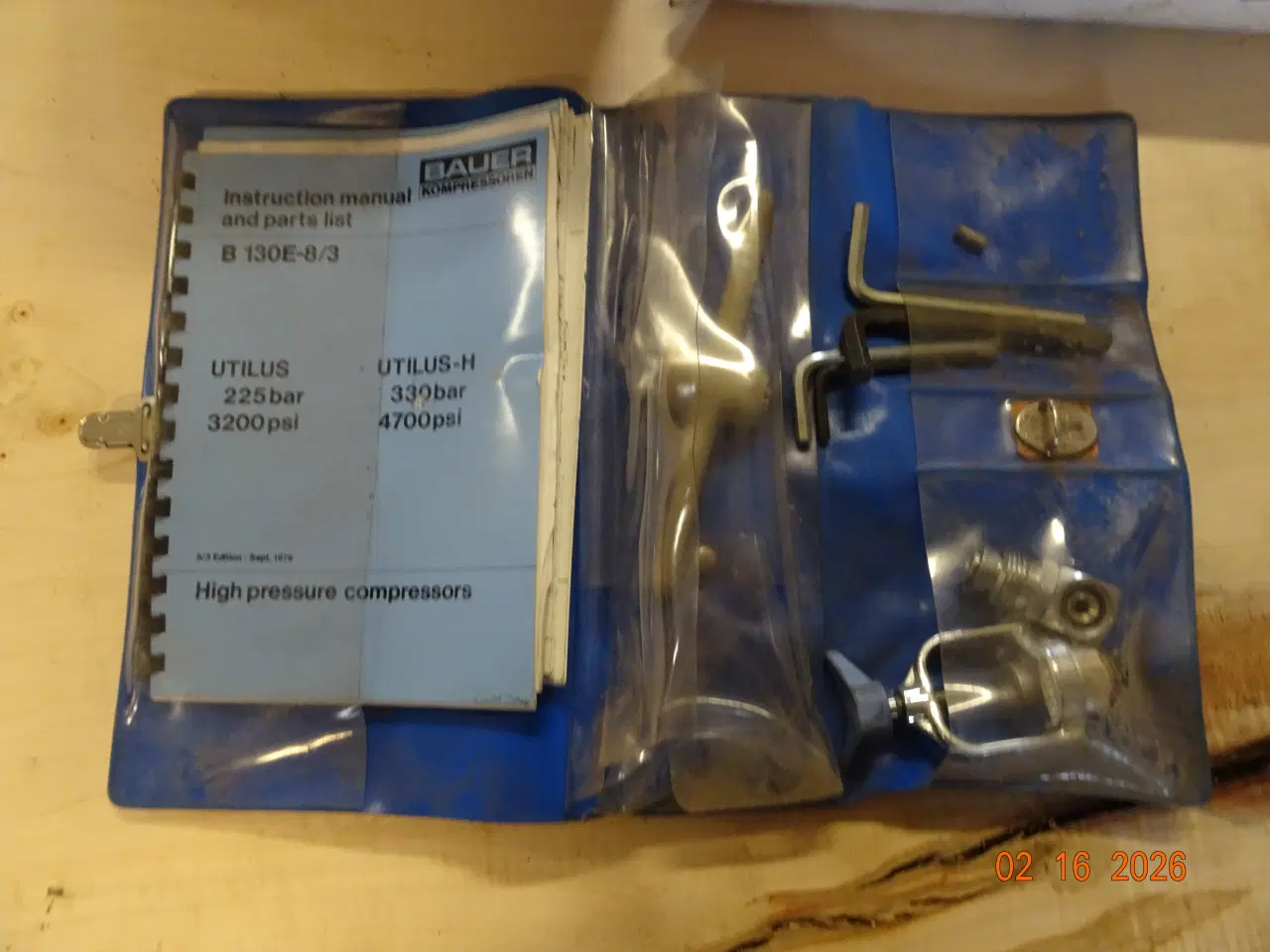 Billede 7 - Baur højtykskompressor til fyldning af dykkerflask